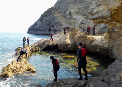 Cliff jumping Algarve